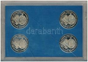 Nagy-Britannia 1981. (4xklf) "Királyi esküvő" emlékérmek eredeti műanyag tokban, benne:
Ő...