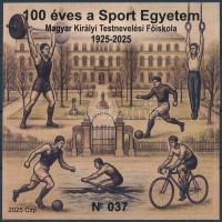 2025 100 éves a Sport Egyetem emlékív