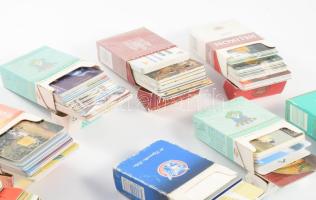 cca 250 darab telefonkártya a 90-es évekből