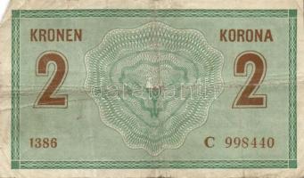 Ausztria/Osztrák-magyar Bank 1914. 2K (10x) közte vastag "C"-vel is T:III,III-