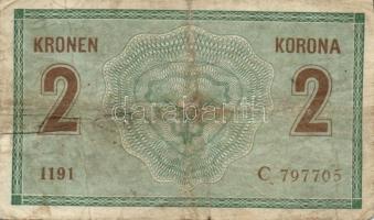 Ausztria/Osztrák-magyar Bank 1914. 2K (10x) közte vastag "C"-vel is T:III,III-