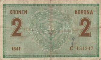 Ausztria/Osztrák-magyar Bank 1914. 2K (10x) közte vastag "C"-vel is T:III,III-