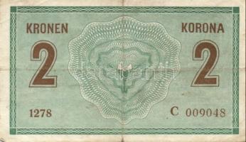 Ausztria/Osztrák-magyar Bank 1914. 2K (10x) legtöbb vastag "C"-vel T:II-,III,III-