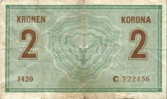 Ausztria/Osztrák-magyar Bank 1914. 2K (10x) legtöbb vastag "C"-vel T:II-,III,III-