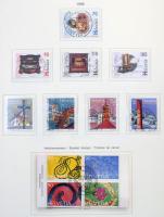 1993-2017 Svájc szinte teljes használt gyűjtemény, Pro Juventute és Patria bélyegekkel, előnyomott S...