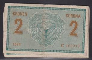 Ausztria/Osztrák-magyar Bank 1914. 2K (10x) legtöbb vastag "C"-vel T:III,III-,IV
