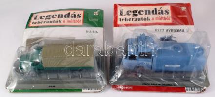 2 darab Legendás teherautók makett,IFA H6, Jelcz Híromil II bontatlan csomagolásban