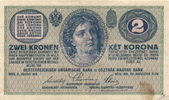 Ausztria/Osztrák-magyar Bank 1914. 2K (10x) T:III,III-,IV
