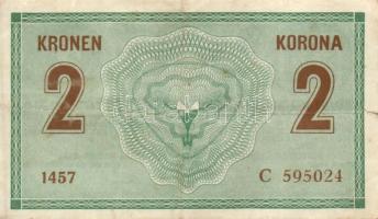 Ausztria/Osztrák-magyar Bank 1914. 2K (7x) T:III,IV
