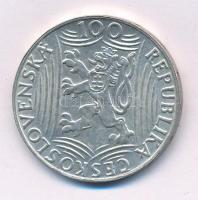 Csehszlovákia 1949. 100K Ag "Sztálin" T:AU kis patina
Czechoslovakia 1949. 100 Korun Ag &...