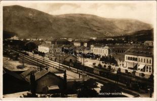 Mostar, railway station, wagons