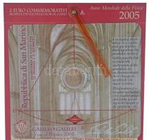 San Marino 2015. 2E "Galileo Galilei" karton dísztokban T:UNC
San Marino 2015. 2 Euro &qu...