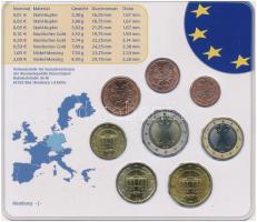Németország 2005J 1c-2E (8xklf) forgalmi szett műanyag tokban T:UNC
Germany 2005J 1 Cent - 2 Euro (...