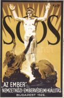 International Exhibition of Humanism in Budapest, 1926 litho s: Fejes Gy.