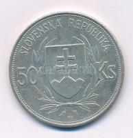 Szlovákia 1944. 50Ks Ag "Tiso" T:XF
Slovakia 1944. 50 Korun Ag "Tiso" C:XF
Kra...