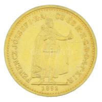 1892KB 10K Au "Ferenc József" Körmöcbánya kapszulában (3,38g/0.900) T:XF
Hungary 1892KB 1...