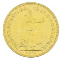 1894KB 10K Au "Ferenc József" Körmöcbánya kapszulában, verőtő-repedés a hátlapon, a "...