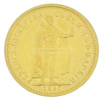 1897KB 10K Au "Ferenc József" Körmöcbánya kapszulában (3,37g/0.900) T:XF
Hungary 1897KB 1...