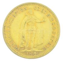 1898KB 10K Au "Ferenc József" Körmöcbánya kapszulában (3,38g/0.900) T:VF
Hungary 1898KB 1...