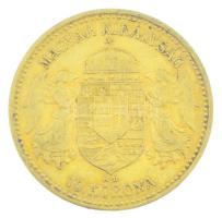 1898KB 10K Au "Ferenc József" Körmöcbánya kapszulában (3,38g/0.900) T:VF
Hungary 1898KB 1...