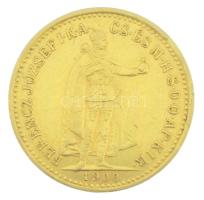 1900KB 10K Au "Ferenc József" Körmöcbánya kapszulában (3,38g/0.900) T:XF,VF
Hungary 1900K...