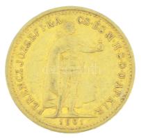 1901KB 10K Au "Ferenc József" Körmöcbánya kapszulában (3,38g/0.900) T:XF,VF
Hungary 1901K...