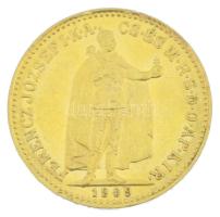 1909KB 10K Au "Ferenc József" Körmöcbánya kapszulában (3,38g/0.900) T:AU,XF
Hungary 1909K...