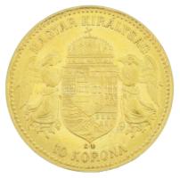 1909KB 10K Au "Ferenc József" Körmöcbánya kapszulában (3,38g/0.900) T:AU,XF
Hungary 1909K...