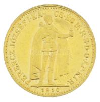 1910KB 10K Au "Ferenc József" Körmöcbánya kapszulában (3,38g/0.900) T:XF
Hungary 1910KB 1...