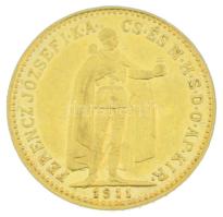 1911KB 10K Au "Ferenc József" Körmöcbánya kapszulában (3,39g/0.900) T:XF
Hungary 1911KB 1...