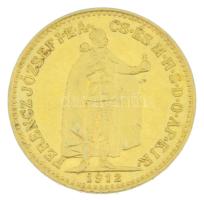 1912KB 10K Au "Ferenc József" Körmöcbánya kapszulában (3,38g/0.900) T:XF,VF
Hungary 1912K...