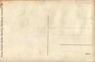 Maribor, Marburg a. d. Drau; Die Fleischergasse / street. Rudolf Gaisser 756. (fl)