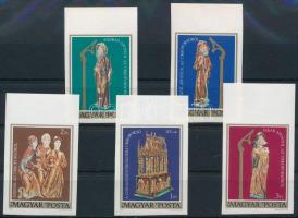 1980 Színes faszobrok ívszéli vágott sor (3.500)