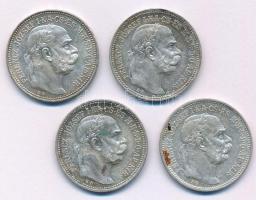 1912KB-1916KB 1K Ag "Ferenc József" (4xklf) T:AU-XF patina
Adamo K5.1