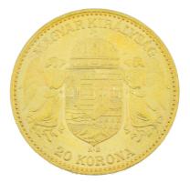 1893KB 20K Au "Ferenc József" Körmöcbánya kapszulában (6,78g/0.900) T:XF
Hungary 1893KB 2...