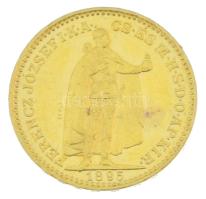 1895KB 20K Au "Ferenc József" Körmöcbánya kapszulában (6,78g/0.900) T:AU,XF
Hungary 1895K...