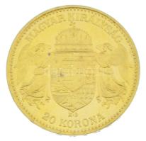 1895KB 20K Au "Ferenc József" Körmöcbánya kapszulában (6,78g/0.900) T:AU,XF
Hungary 1895K...