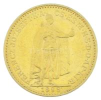 1898KB 20K Au "Ferenc József" Körmöcbánya (6,78g/0.900) T:AU,XF / Hungary 1898KB 20 Korona...