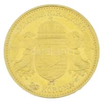 1898KB 20K Au "Ferenc József" Körmöcbánya (6,78g/0.900) T:AU,XF / Hungary 1898KB 20 Korona...