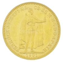 1901KB 20K Au "Ferenc József" Körmöcbánya kapszulában (6,78g/0.900) T:XF
Hungary 1901KB 2...