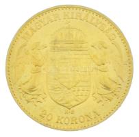 1901KB 20K Au "Ferenc József" Körmöcbánya kapszulában (6,78g/0.900) T:XF
Hungary 1901KB 2...