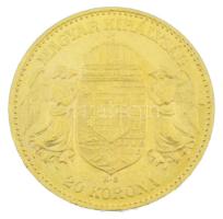 1903KB 20K Au "Ferenc József" Körmöcbánya kapszulában (6,78g/0.900) T:AU,XF
Hungary 1903K...
