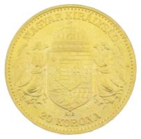 1904KB 20K Au "Ferenc József" Körmöcbánya kapszulában (6,78g/0.900) T:AU,XF
Hungary 1904K...