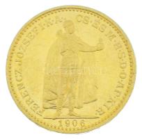 1906KB 20K Au "Ferenc József" Körmöcbánya kapszulában (6,75g/0.900) T:AU,XF / Hungary 1906...