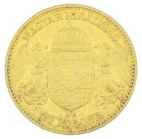 1908KB 20K Au "Ferenc József" Körmöcbánya kapszulában (6,77g/0.900) T:XF,VF
Hungary 1908K...