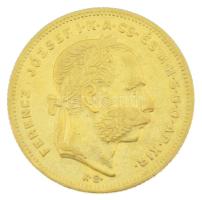 1875KB 8Ft/20Fr Au "Ferenc József" kapszulában (6,45g/0.900) T:AU,XF / Hungary 1875KB 8 Fo...