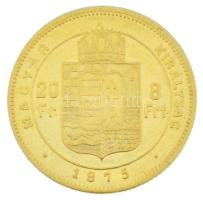 1875KB 8Ft/20Fr Au "Ferenc József" kapszulában (6,45g/0.900) T:AU,XF / Hungary 1875KB 8 Fo...
