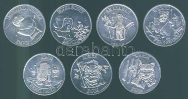 1984. 7db klf STAR WARS emlékérem Al T:2