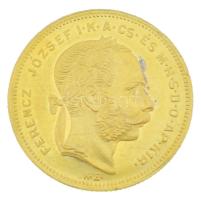 1878KB 8Ft/20Fr Au "Ferenc József" kapszulában (6,47g/0.900) T:AU / Hungary 1878KB 8 Forin...