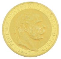 1907KB 100K Au "Ferenc József megkoronázásának 40. évfordulója" Körmöcbánya kapszulában (3...